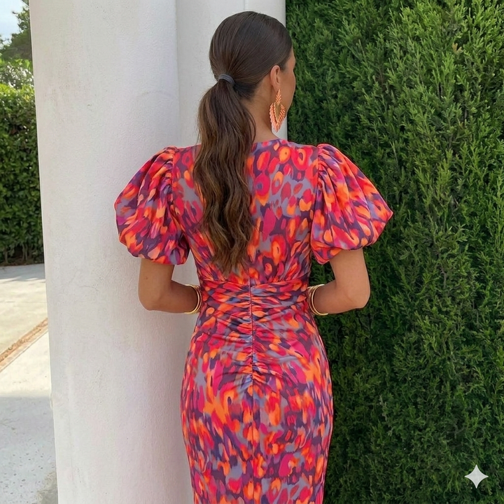 Nutta - Vestido Con Mangas Plisadas