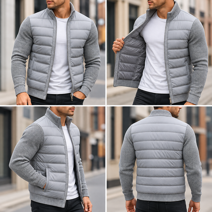 Karren - Chaqueta Acolchada Con Mangas De Punto