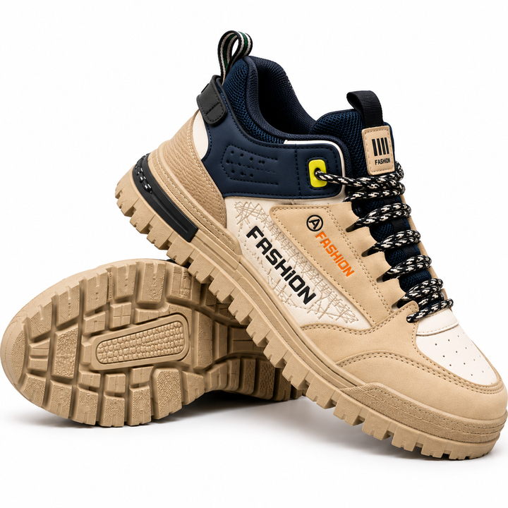 Albarran - Zapatillas Con Paneles en Contraste y Suela Gruesa