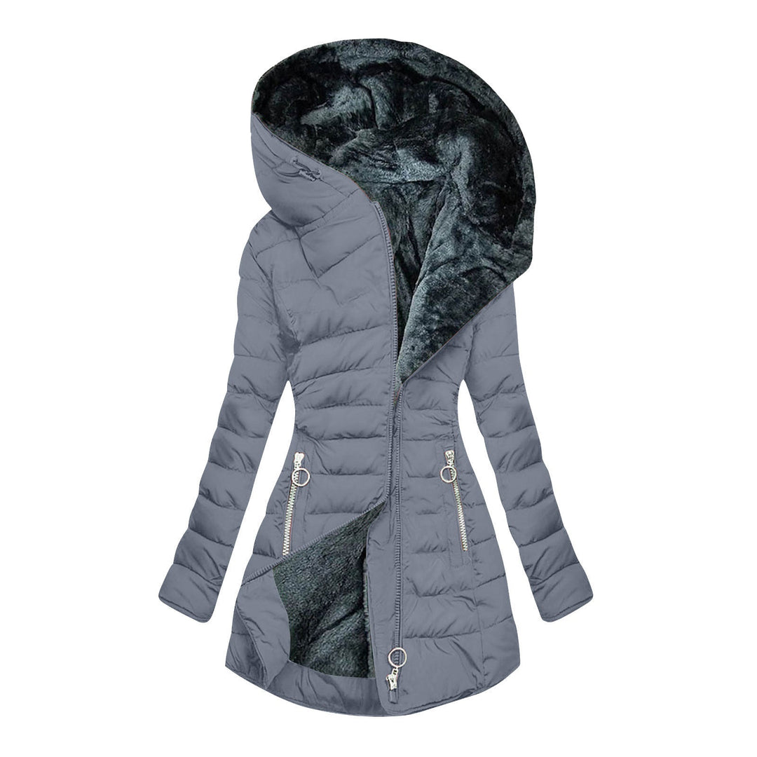 Ilariy - Abrigo Acolchado De Invierno Con Capucha