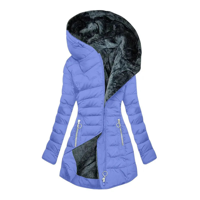 Ilariy - Abrigo Acolchado De Invierno Con Capucha