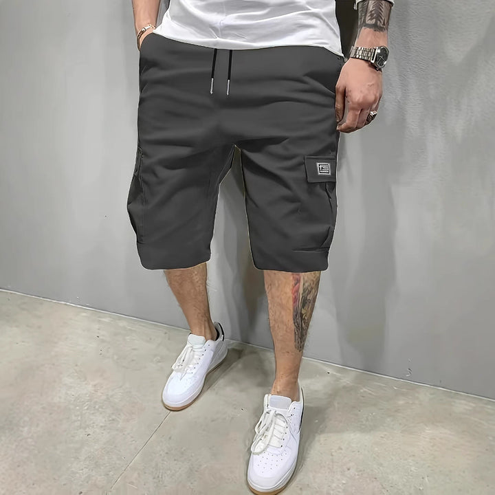 Emmitt - Multibolsillos Pantalones Cortos Tipo Cargo