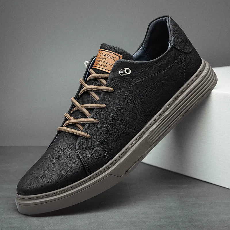 Hampus - Zapatillas De Cuero Auténtico