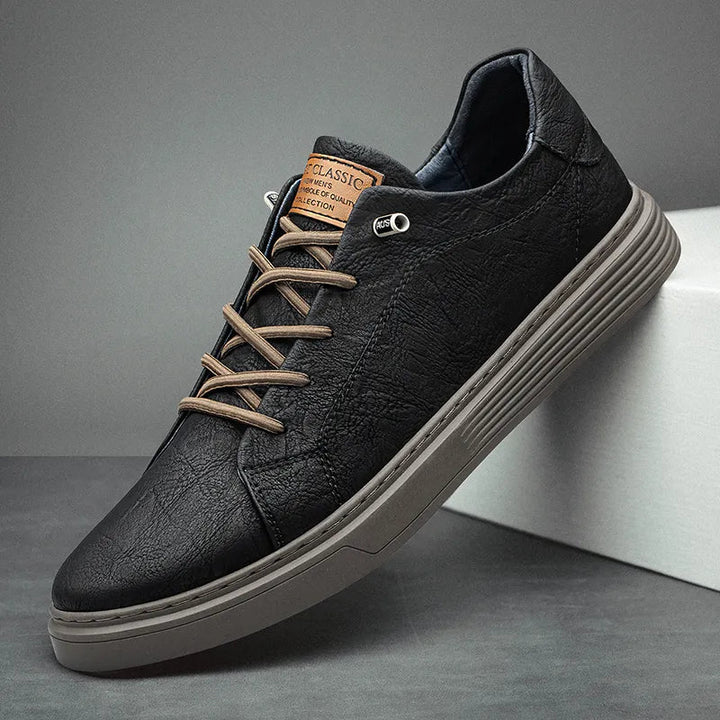 Hampus - Zapatillas De Cuero Auténtico