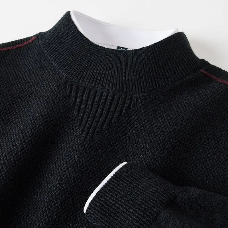 Jaison - Jersey de Punto Texturizado y Cuello Redondo