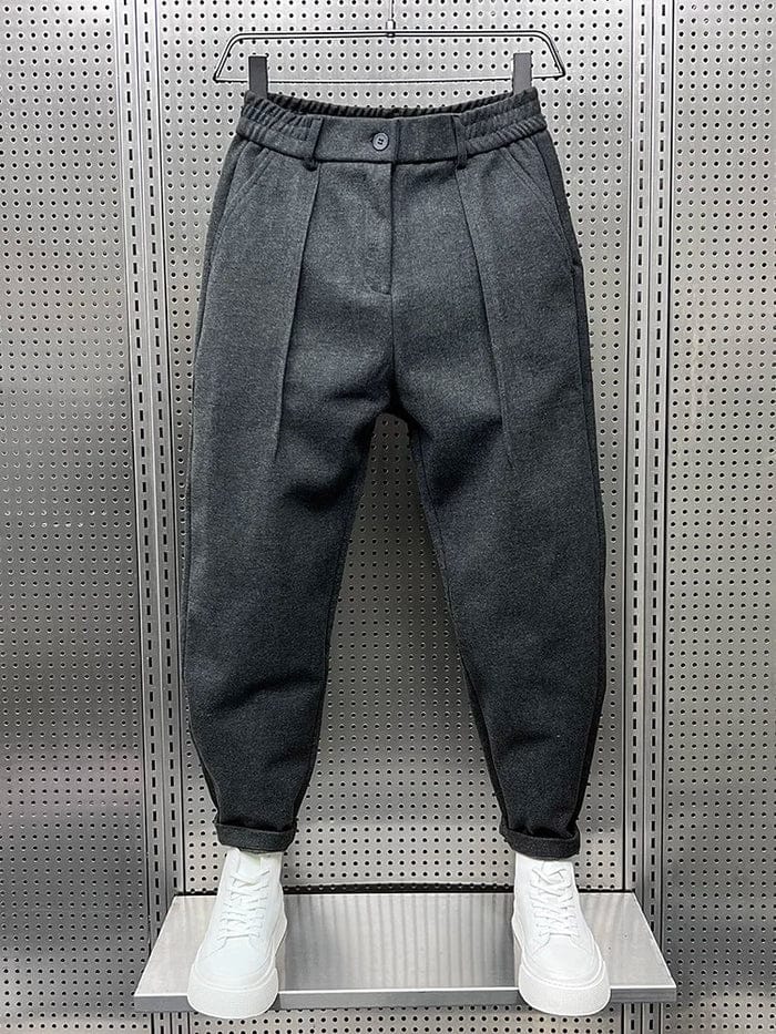 Lizandro - Pantalones Ajustados Con Pliegues Y Cintura Alta