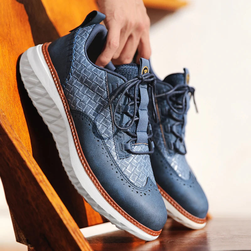 Colby - Zapatillas Con Textura Trenzada y Suela en Contraste