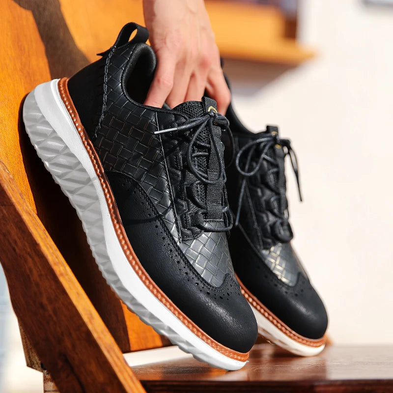 Colby - Zapatillas Con Textura Trenzada y Suela en Contraste