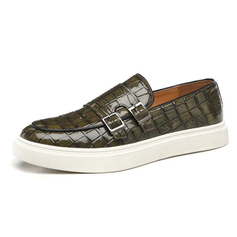 Loic - Mocasín Con Estampado De Cocodrilo