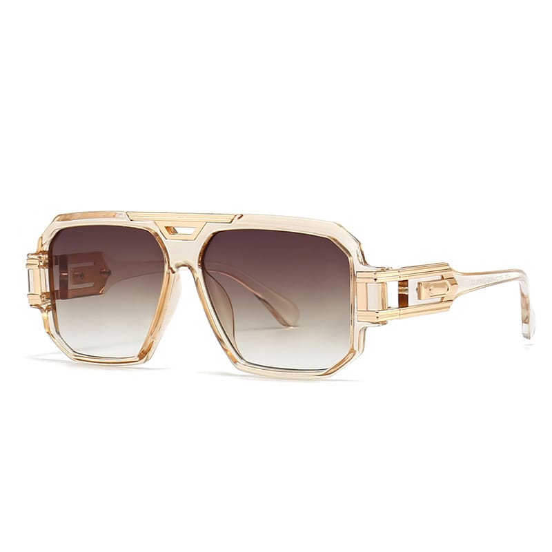Lunavex - Gafas De Sol Con Montura Cuadrada Llamativa Y Degradado
