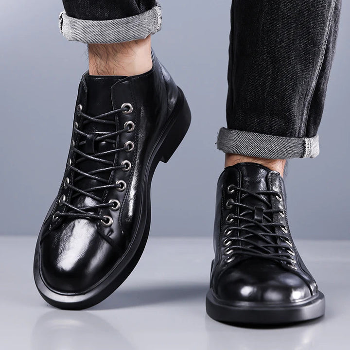 Ailton - Botas De Cuero Con Cordones