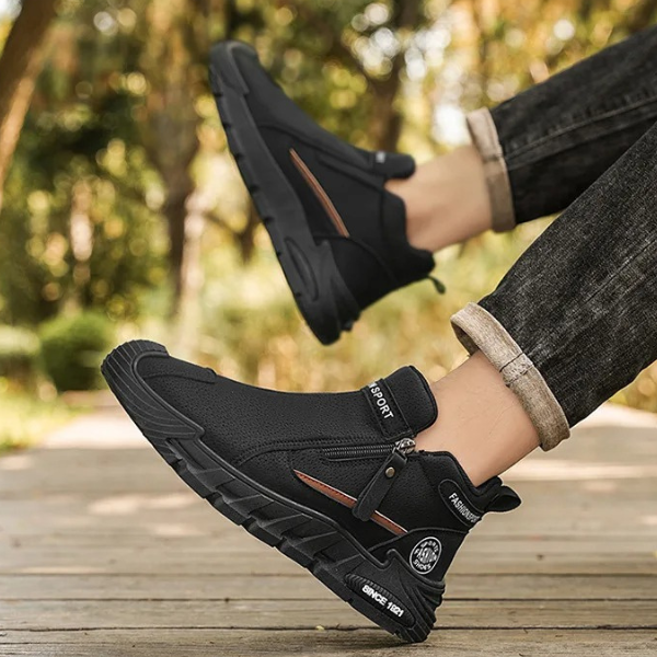Jaquarius - Zapatillas Deportivas Modernas Con Cremallera Lateral