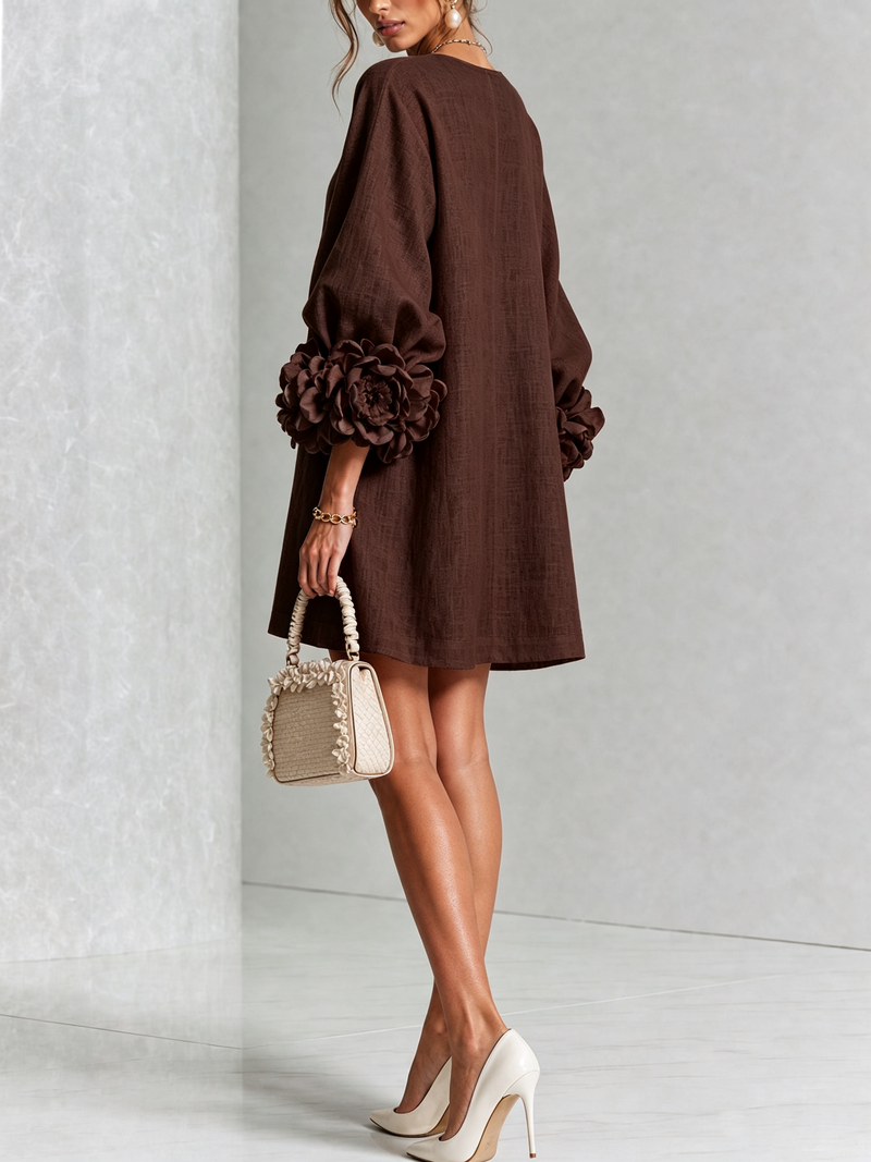 Hinan - Minivestido Con Estampado Floral