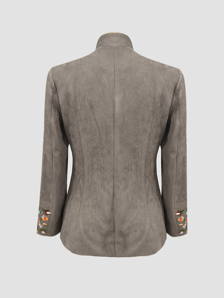 Anisaa - Chaqueta Elegante Con Cuello Alto