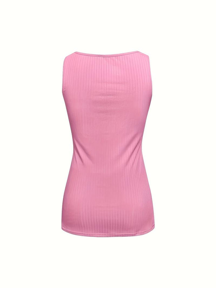 Hajar - Camiseta Sin Mangas De Encaje Con Mucho Estilo