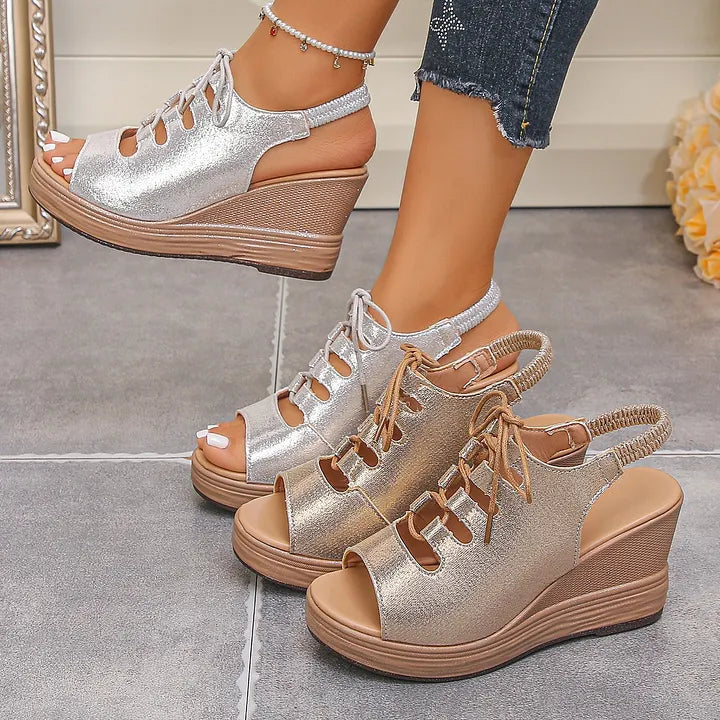 Eleaner - Cómodas Sandalias Con Cuña