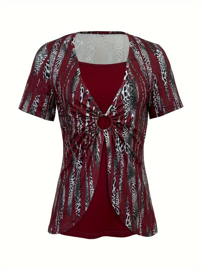 Nairy - Camiseta Informal Estampada