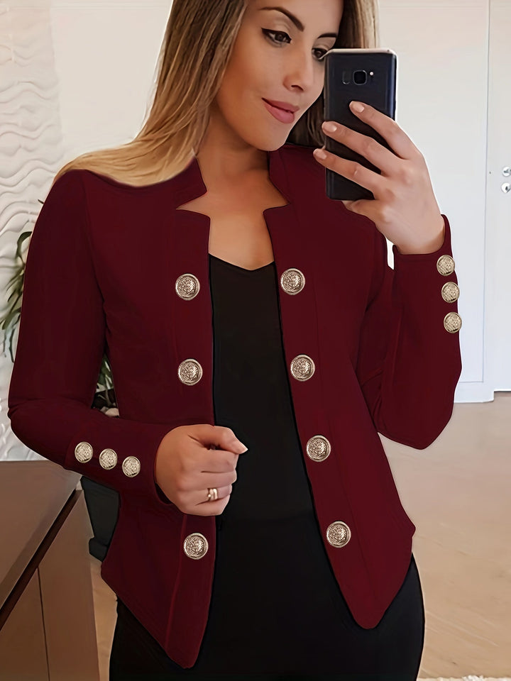 Raakel - Blazer De Manga Larga Con Puños Y Doble Botonadura Delantera