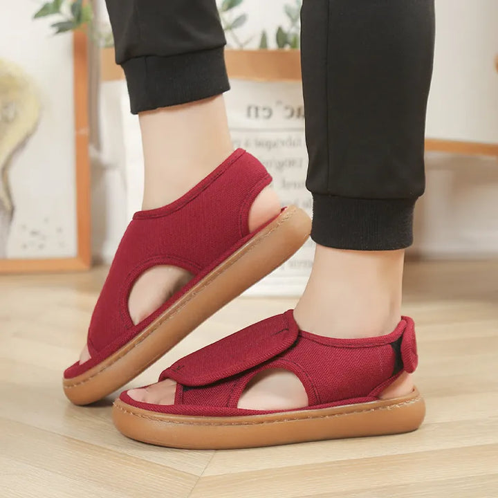 Karena - Sandalias Ajustables Con Velcro Antideslizantes