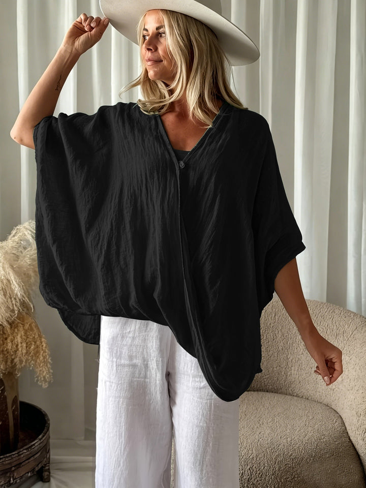 Winnie - Blusa De Estilo Bohemio Con Mangas Holgadas