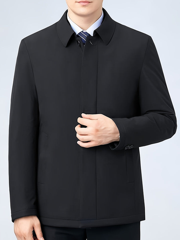 Lewinn - Chaqueta Para IR Al Trabajo Con Tapeta De Botones Delantera
