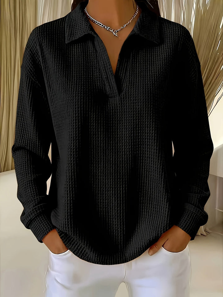 Daphnie - Camisa Elegante Con Cuello De Polo