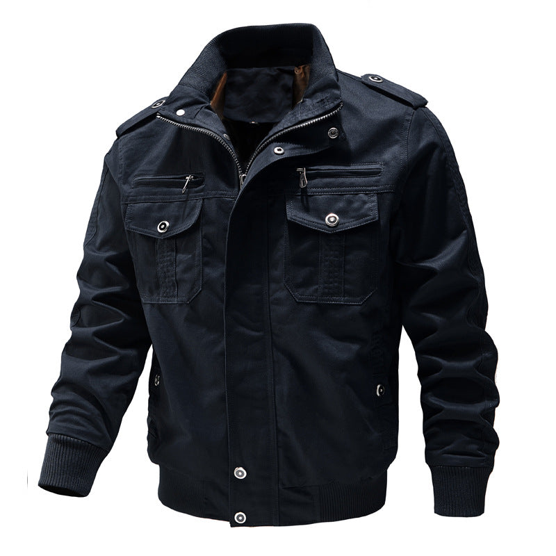 Miltin - Chaqueta Bomber Militar De Estilo Cargo