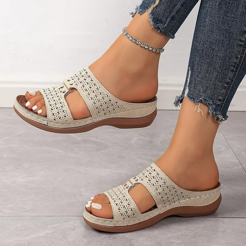 Elysa - Sandalias Cómodas Con Soporte Para el Arco