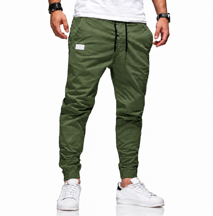 Lonan - Pantalones De Chándal Informales Con Cordón