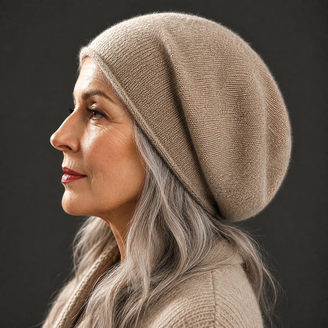 Leloni - Gorro Cómodo De Cachemira