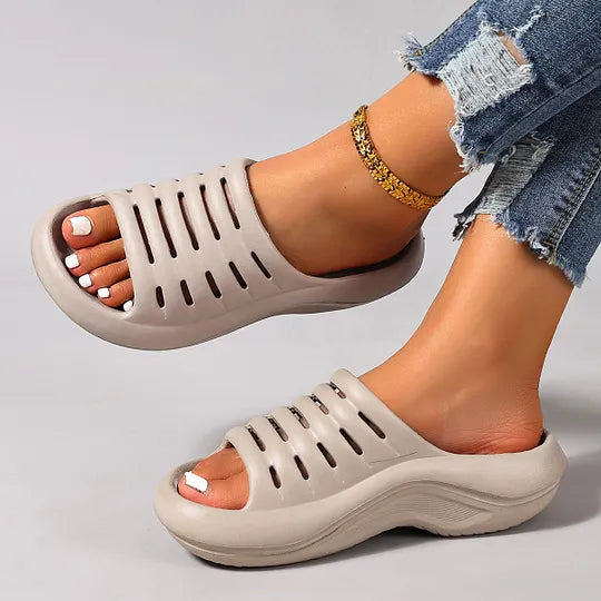 Aizada - Sandalias Ortopédicas Cómodas Con Suela Gruesa