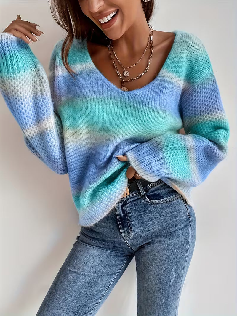 Errin - Jersey De Punto Con Degradado De Colores