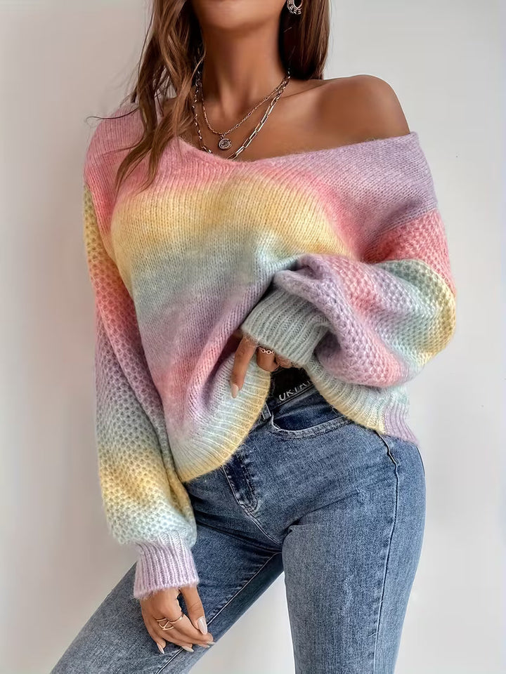 Errin - Jersey De Punto Con Degradado De Colores