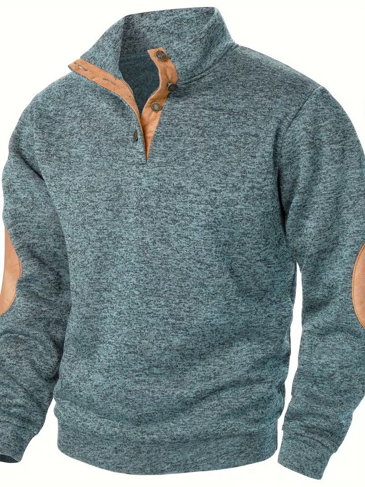 Kashyap - Sudadera de Manga Larga Con Cuello Alto