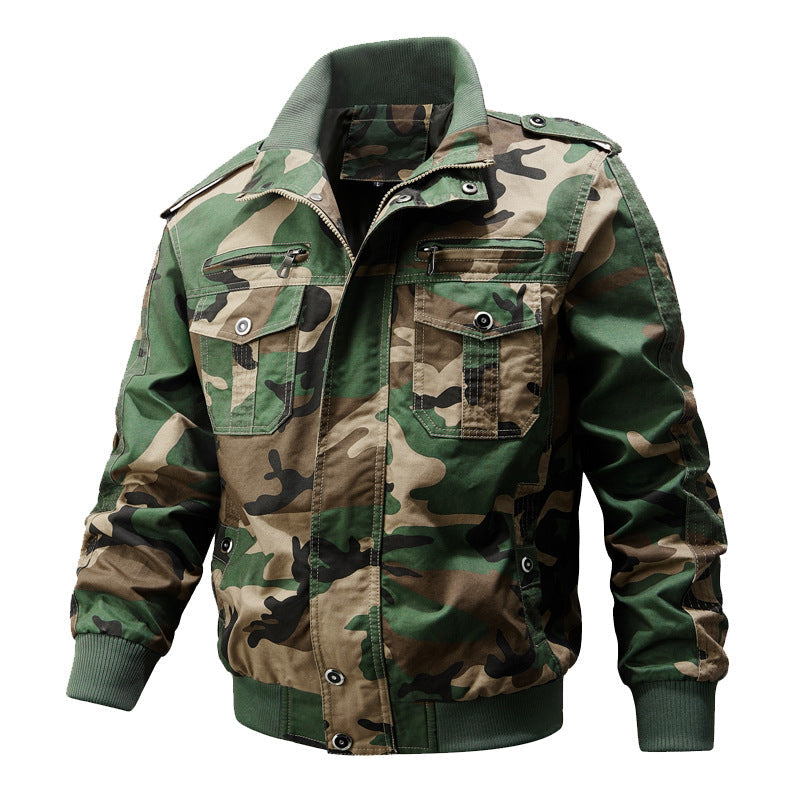 Miltin - Chaqueta Bomber Militar De Estilo Cargo