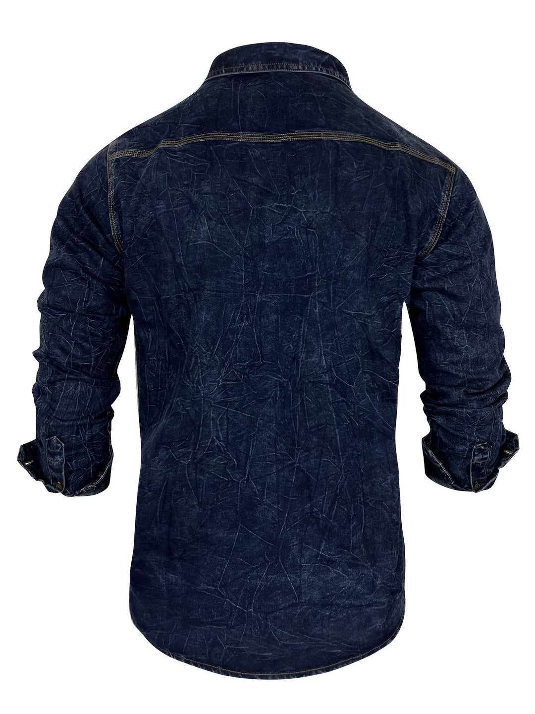 Dolvin - Camisa Informal De Manga Larga Con Doble Bolsillo