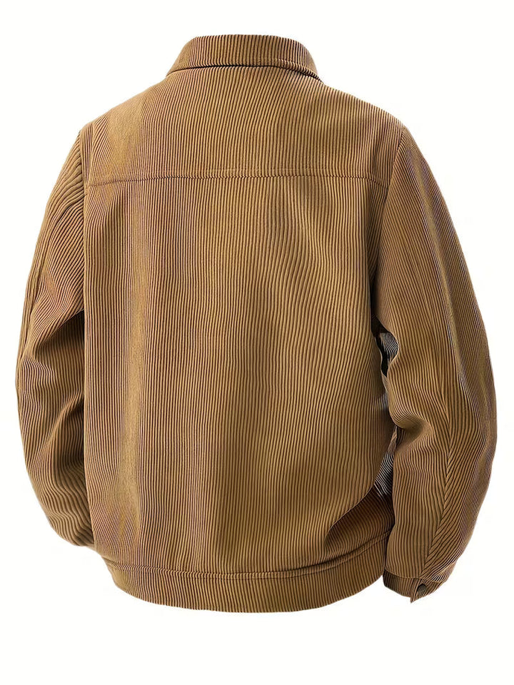 Matthaus - Chaqueta de Pana Con Cuello y Bolsillos Con Solapa