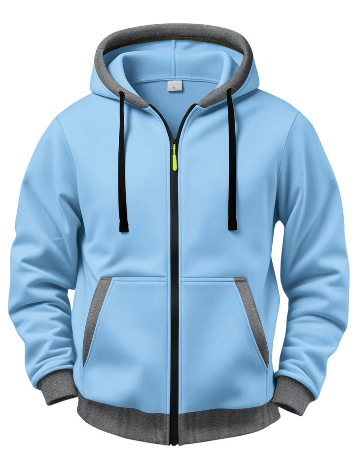 Mussoline - Sudadera Informal De Invierno De Manga Larga, Con Capucha Y Cremallera