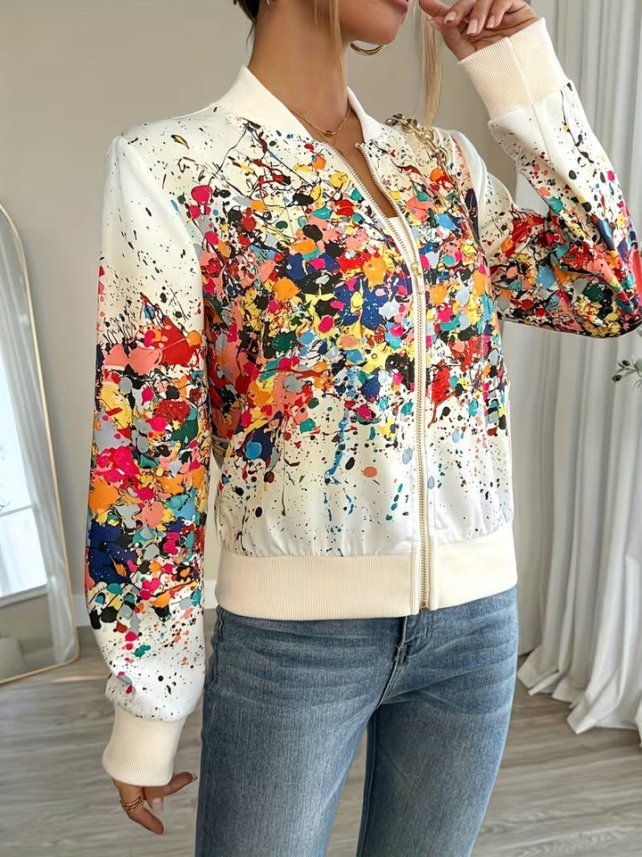Riena - Chaqueta Con Estampado Tie-dye De Colores Vivos