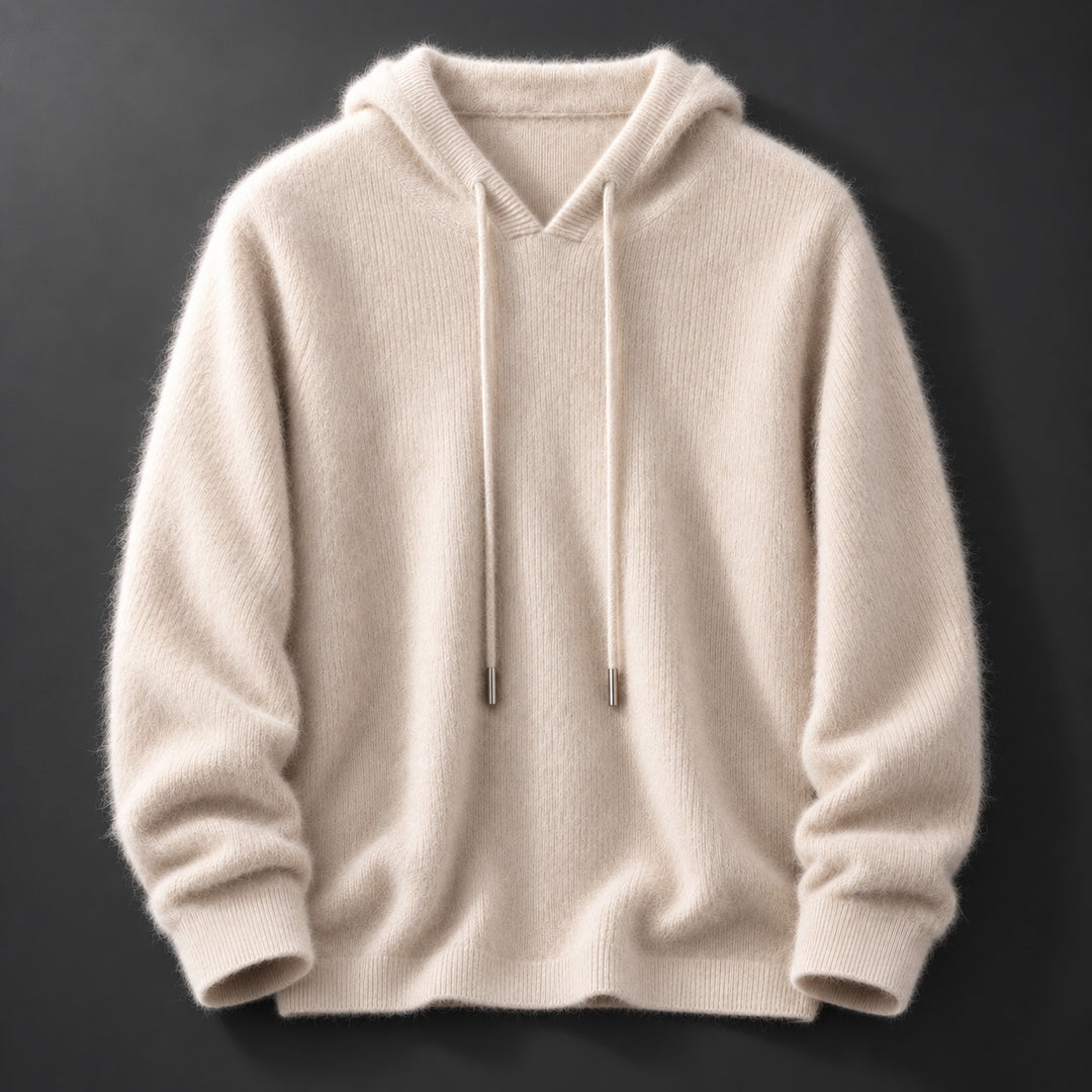 Fynch - Sudadera Con Capucha de Punto Cordón y Puños Acanalados