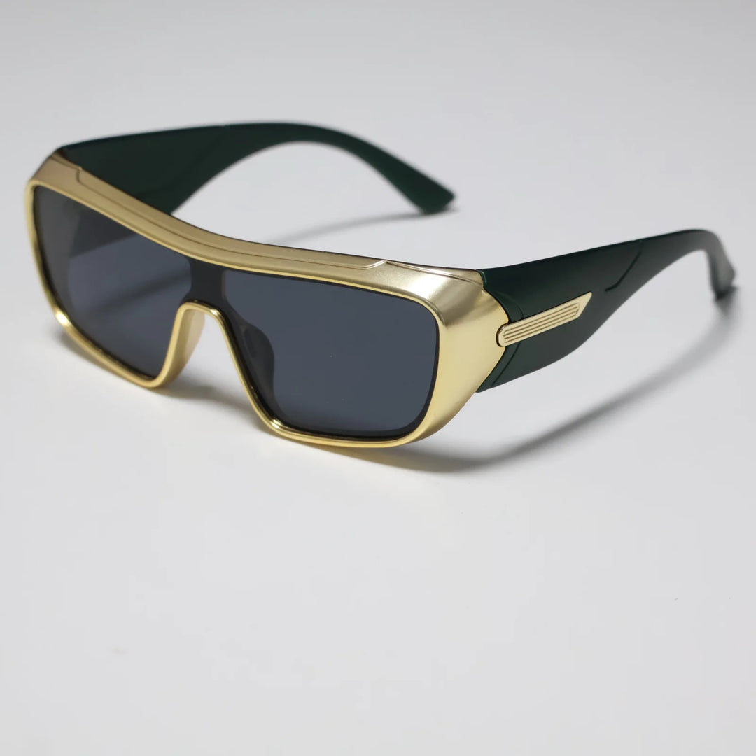 ShieldNova - Gafas De Sol Con Montura Tipo Escudo y Diseño Elegante