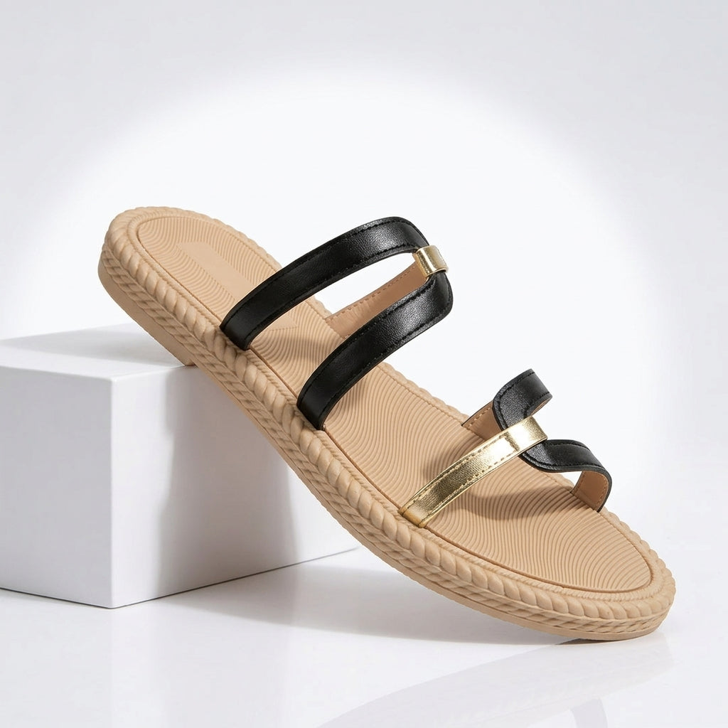 Marlyne - Sandalias de Tiras Cruzadas