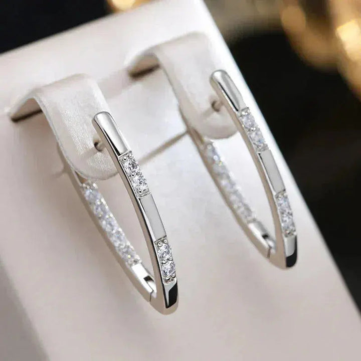 Florence - Pendientes Elegantes Con Circonitas