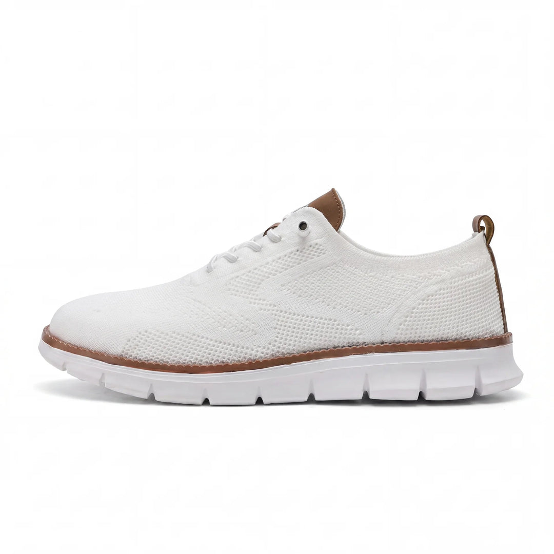 Muhittin - Zapatillas Con Parte Superior de Punto y Cierre con Cordones