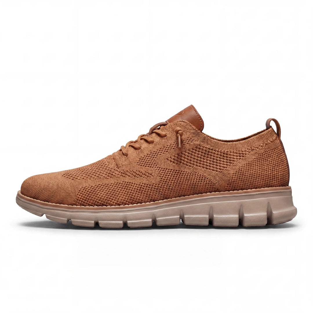 Muhittin - Zapatillas Con Parte Superior de Punto y Cierre con Cordones