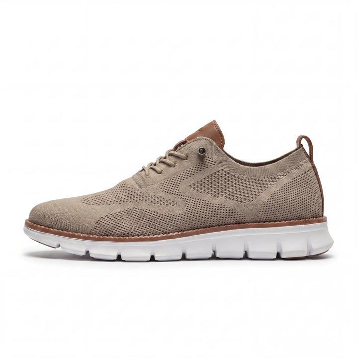 Muhittin - Zapatillas Con Parte Superior de Punto y Cierre con Cordones