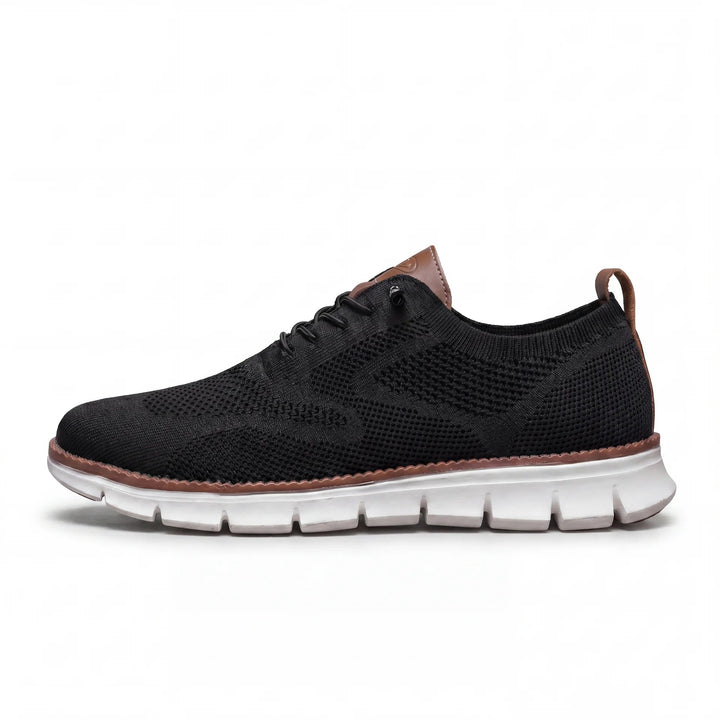 Muhittin - Zapatillas Con Parte Superior de Punto y Cierre con Cordones