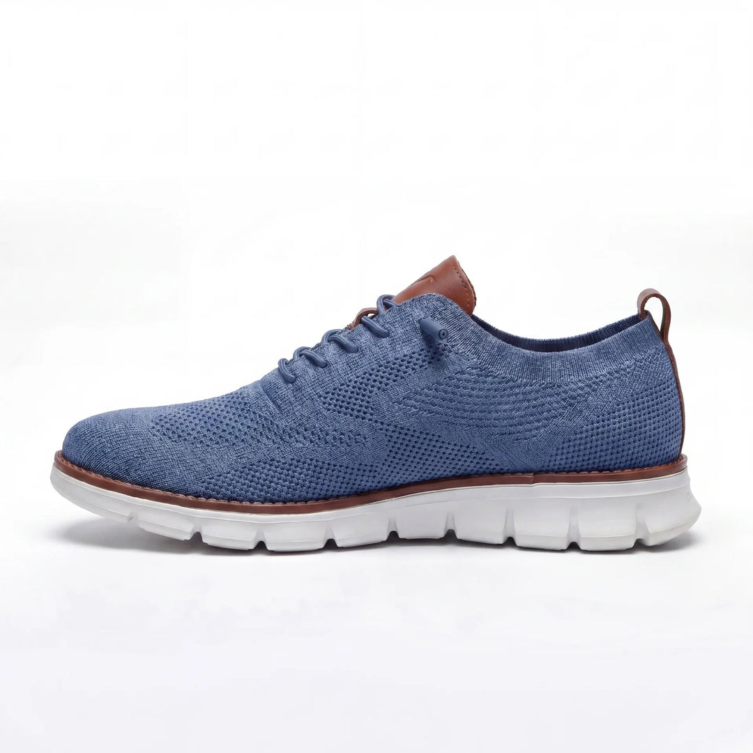 Muhittin - Zapatillas Con Parte Superior de Punto y Cierre con Cordones