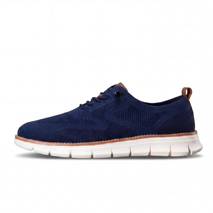 Muhittin - Zapatillas Con Parte Superior de Punto y Cierre con Cordones