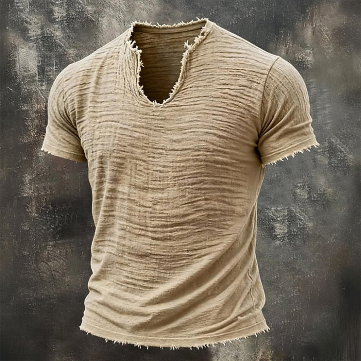 Pavel - Camiseta Vintage Con Cuello en V